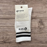 Chaussettes "grave"