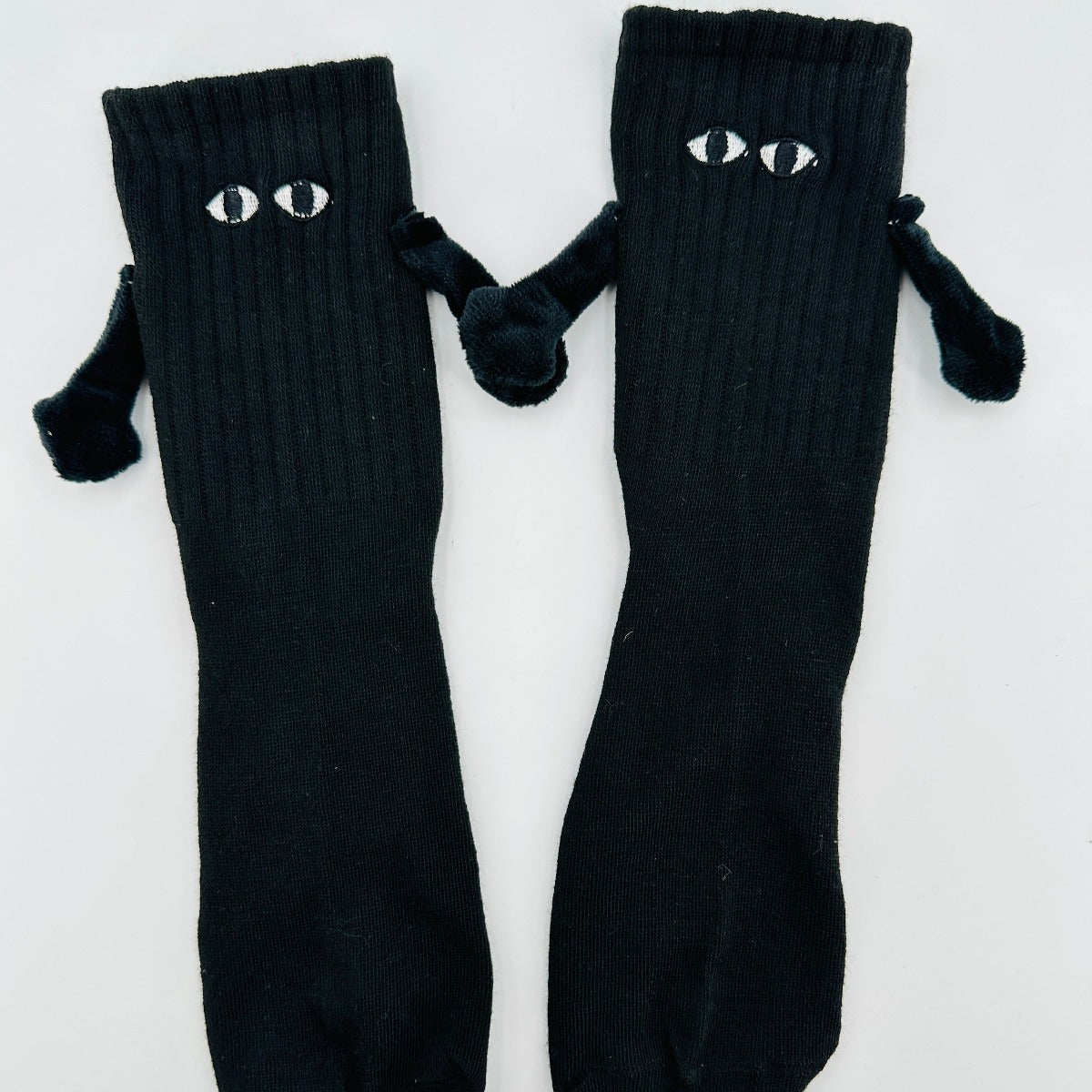 Epligg-Chaussettes mi-tube en coton avec aimant, aspiration magnétique  créative, chaussettes Parker, main dans la main 3D, chaussettes de couple  club