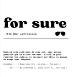 Chaussettes "for sure"