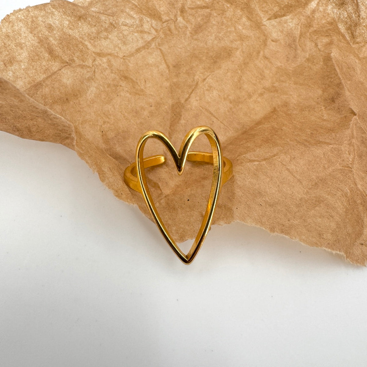 Bague Cœur fin