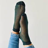 Léa - Lot de 6 chaussettes fantaisie paillettes