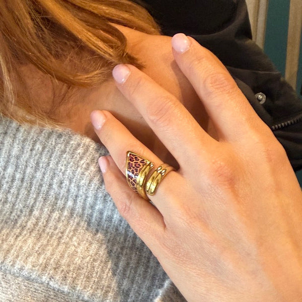 Bague Sandra Léopard
