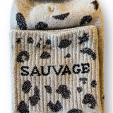 SAUVAGE Léopard paillettes