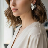 Boucles "Forever" argent