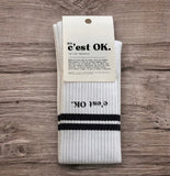 Chaussettes "et c'est OK."