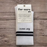 Chaussettes "for sure"