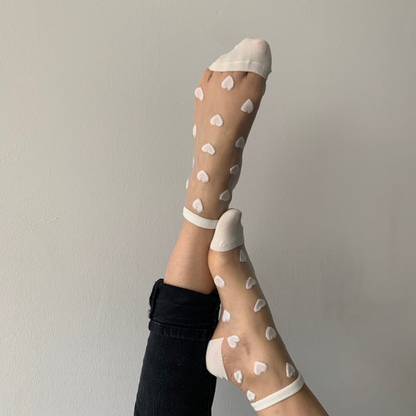 chaussettes mariage coeur