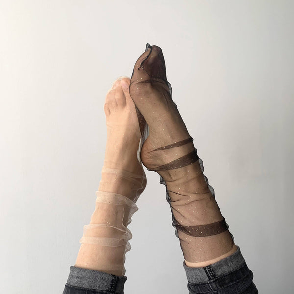 Chaussette tulle deals