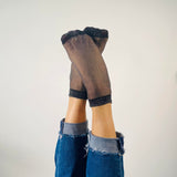 chaussettes fantaisie paillettes sockette
